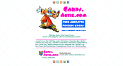 Desktop Screenshot of cards.artie.com